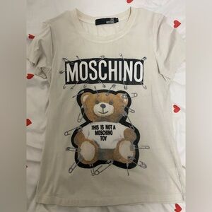 Okay condition white moschino top